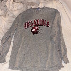 Oklahoma Grey Long Sleeve Shirt